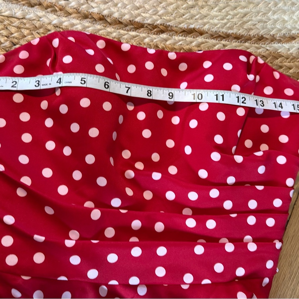 Fabulous Red Polka Dot Fit and Flare Dress! - Picture 11 of 16